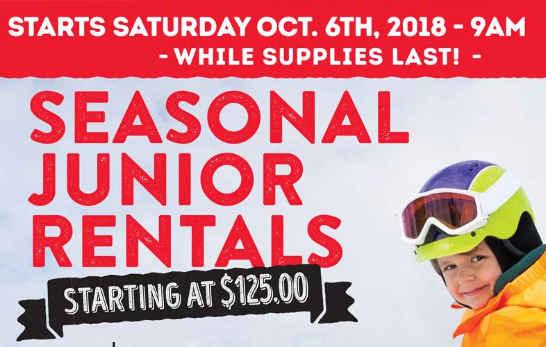 junior vail ski rental deal